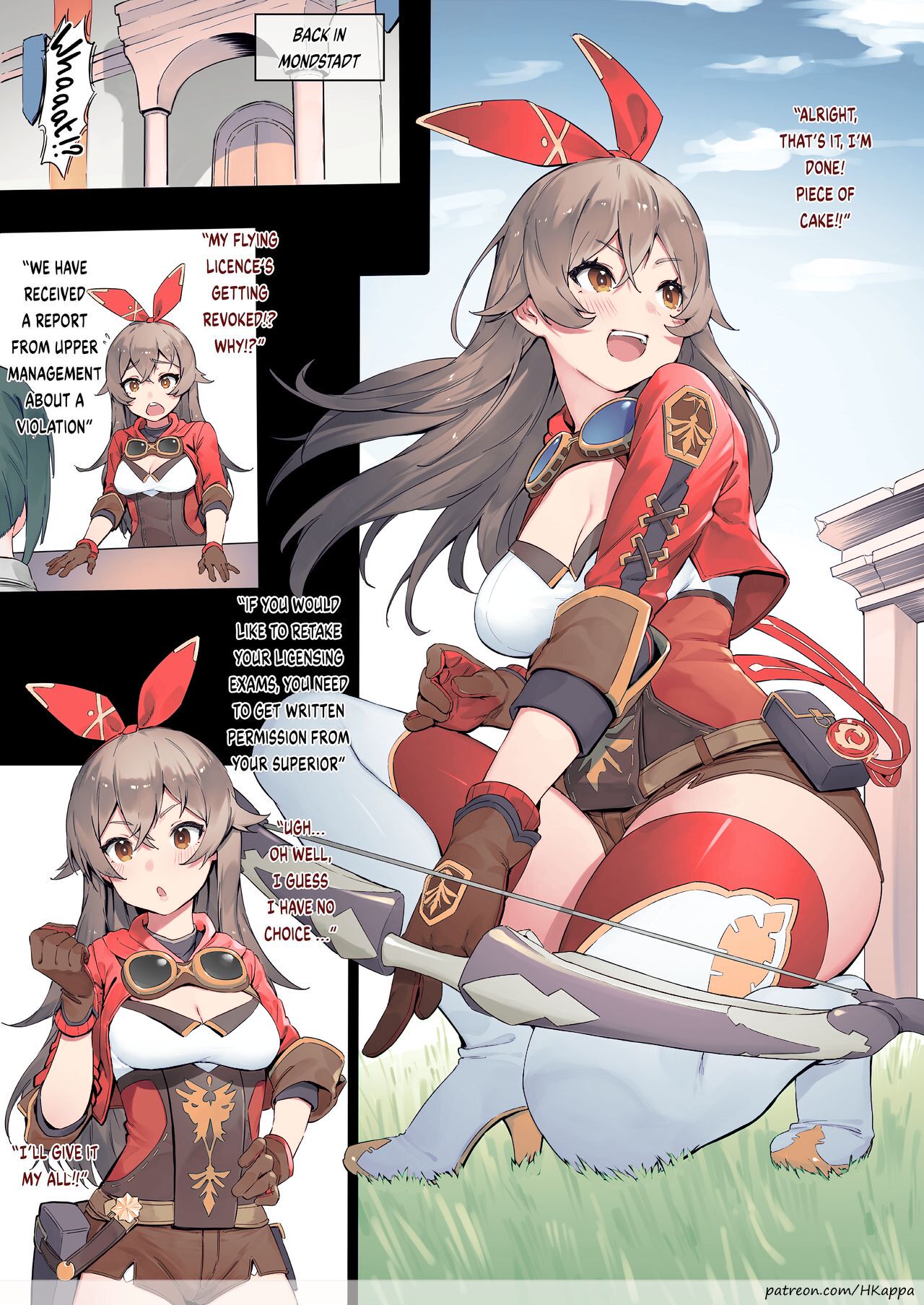 Genshin amber hentai