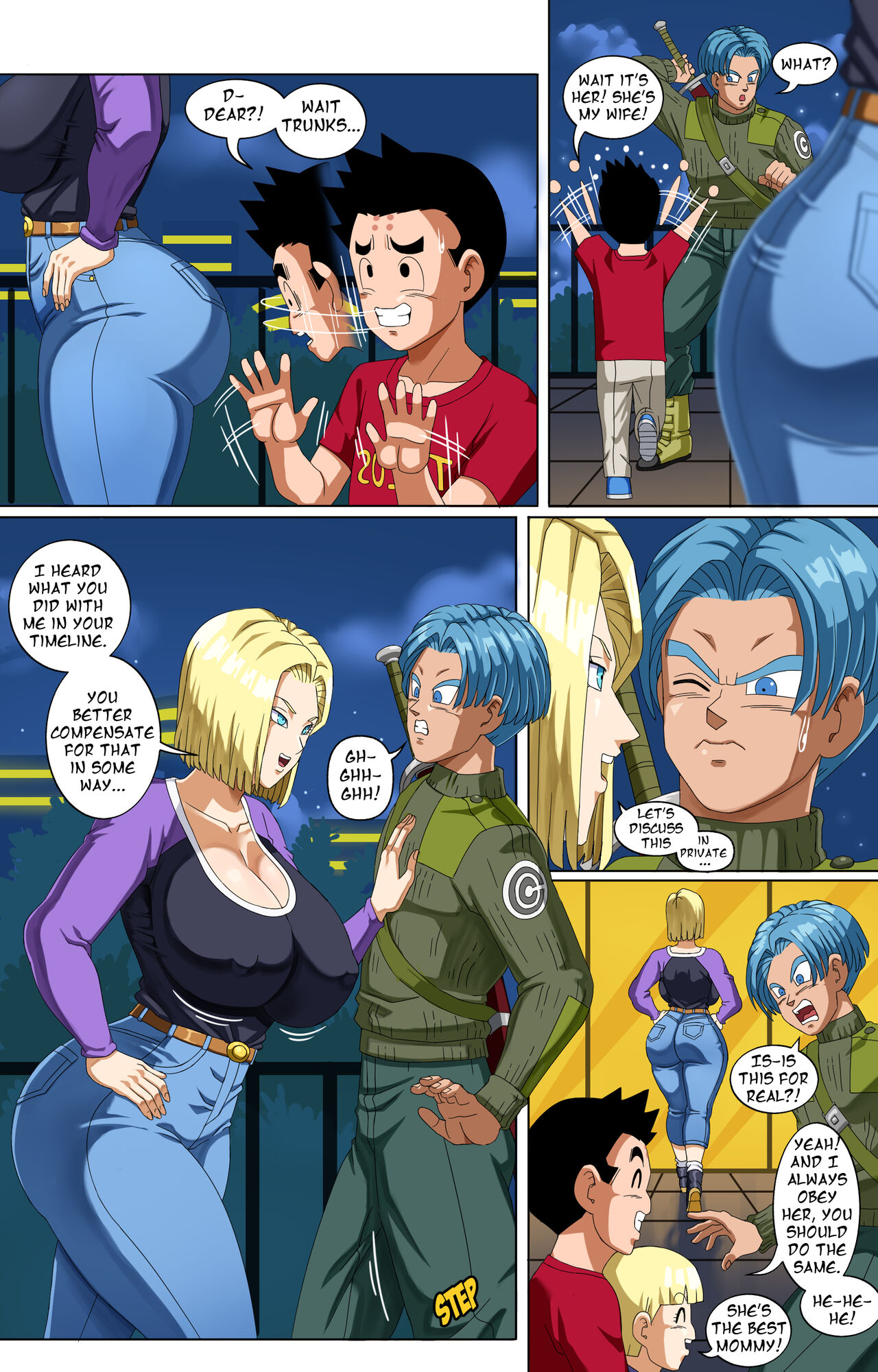 1280px x 2000px - Android 18 And Trunks â€“ Pink Pawg - KingComiX.com