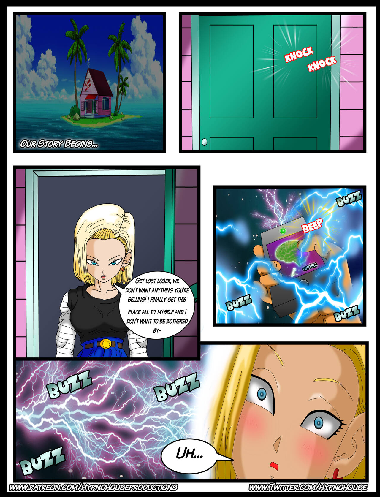 Dragon Ball Z Android 18 Porn Caption - Double Feature Android 18 & Bulma is Yours - KingComiX.com