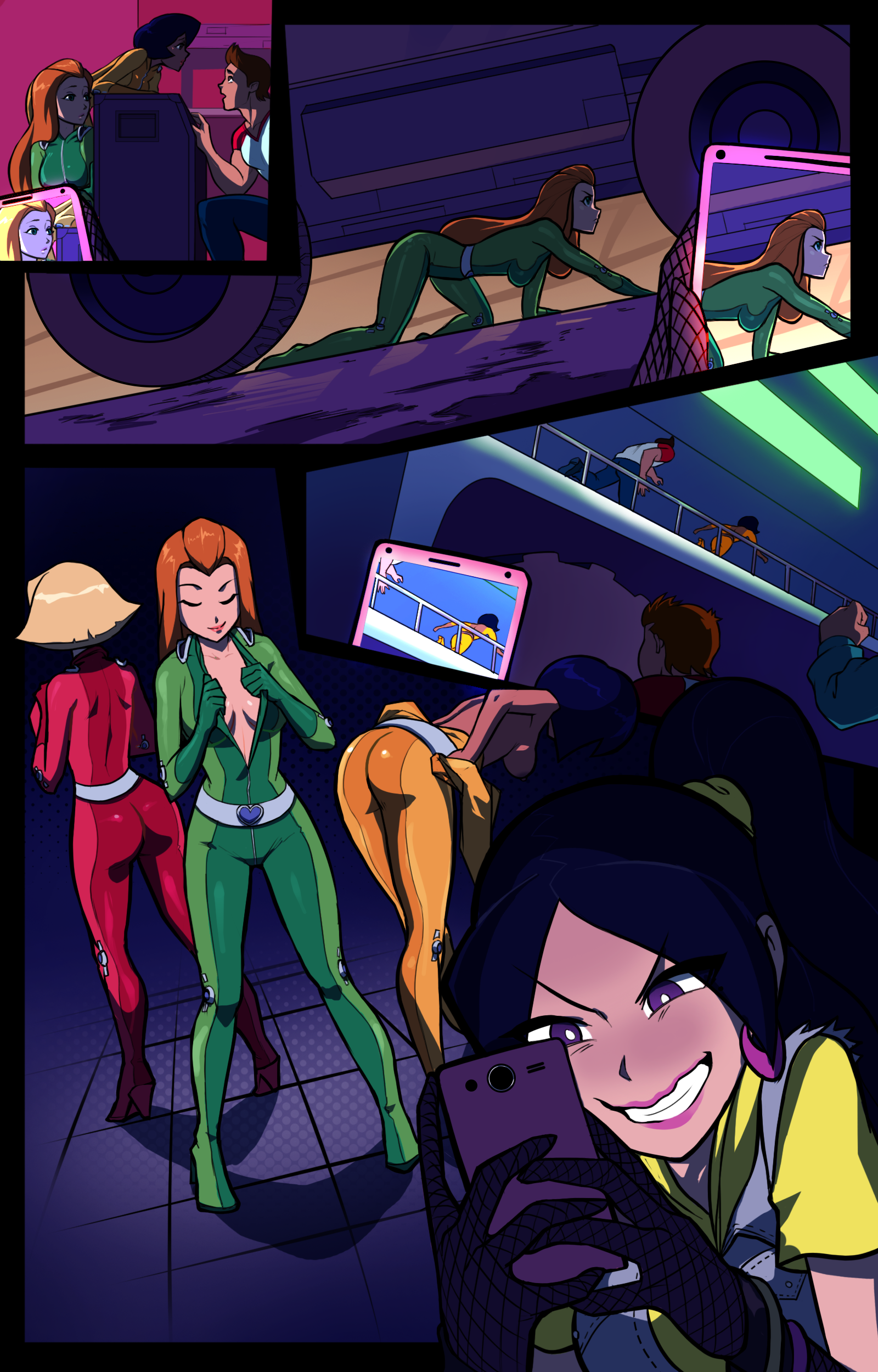 1600px x 2500px - Totally blackmail - Totally Spies - KingComiX.com