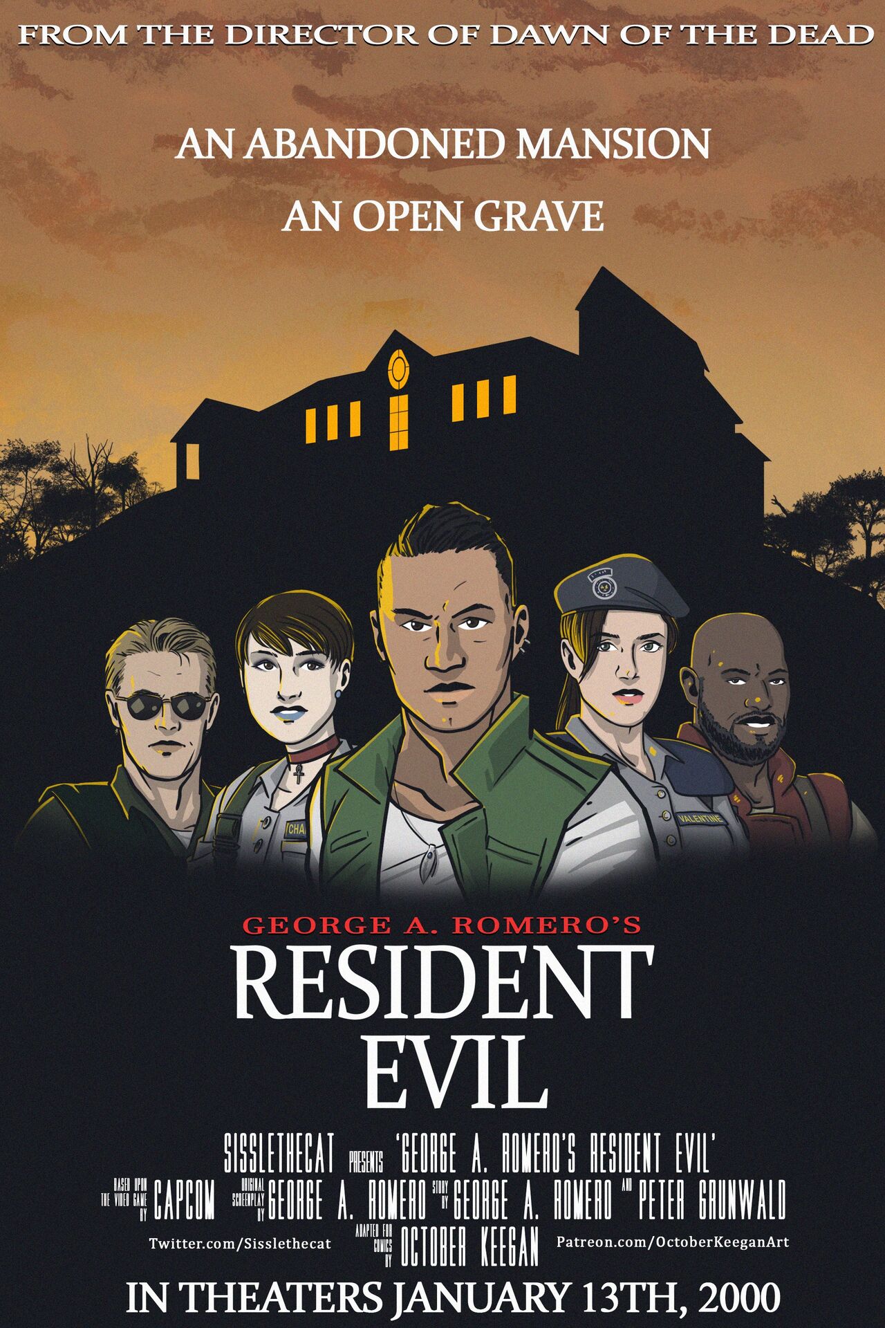 George A. Romeros Resident Evil Sisslethecat 01