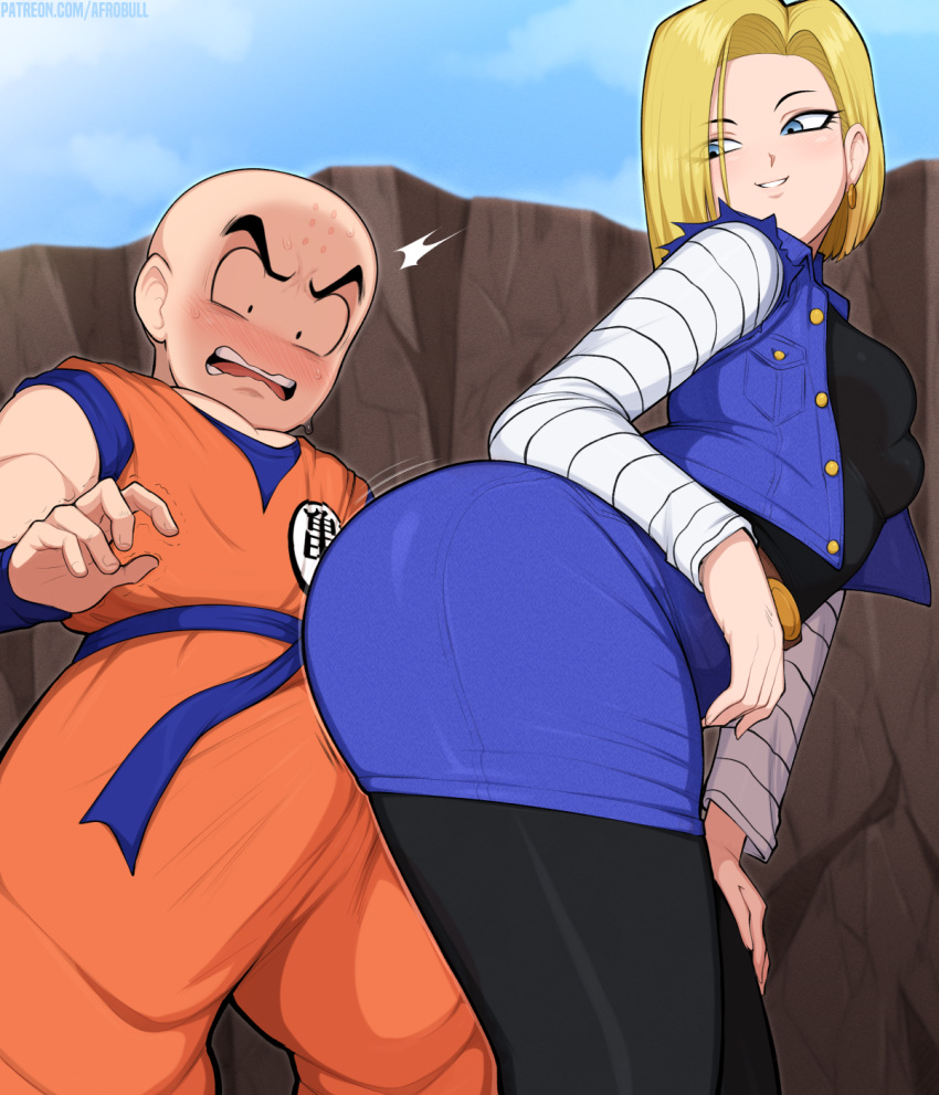 Android 18 Hentai Blow Job - Krilln and Android 18's First Meeting - afrobull - KingComiX.com