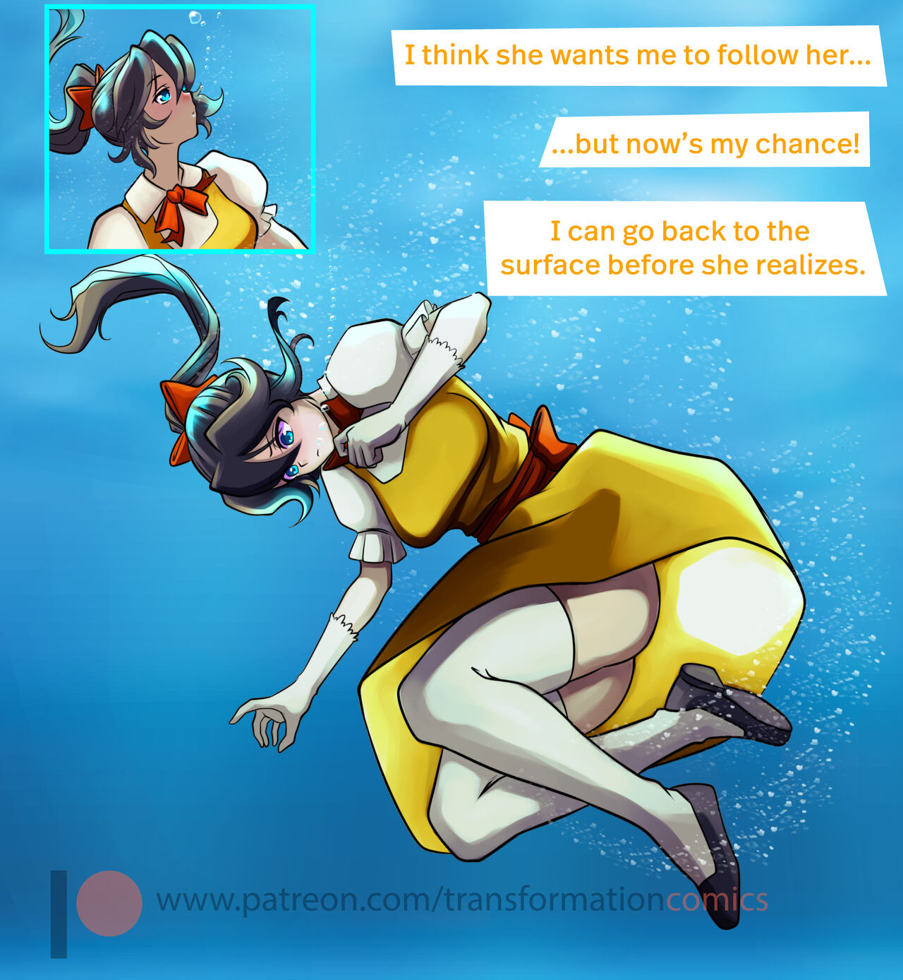 Scarlett And The Mermaid Adult Transformation Comics 30