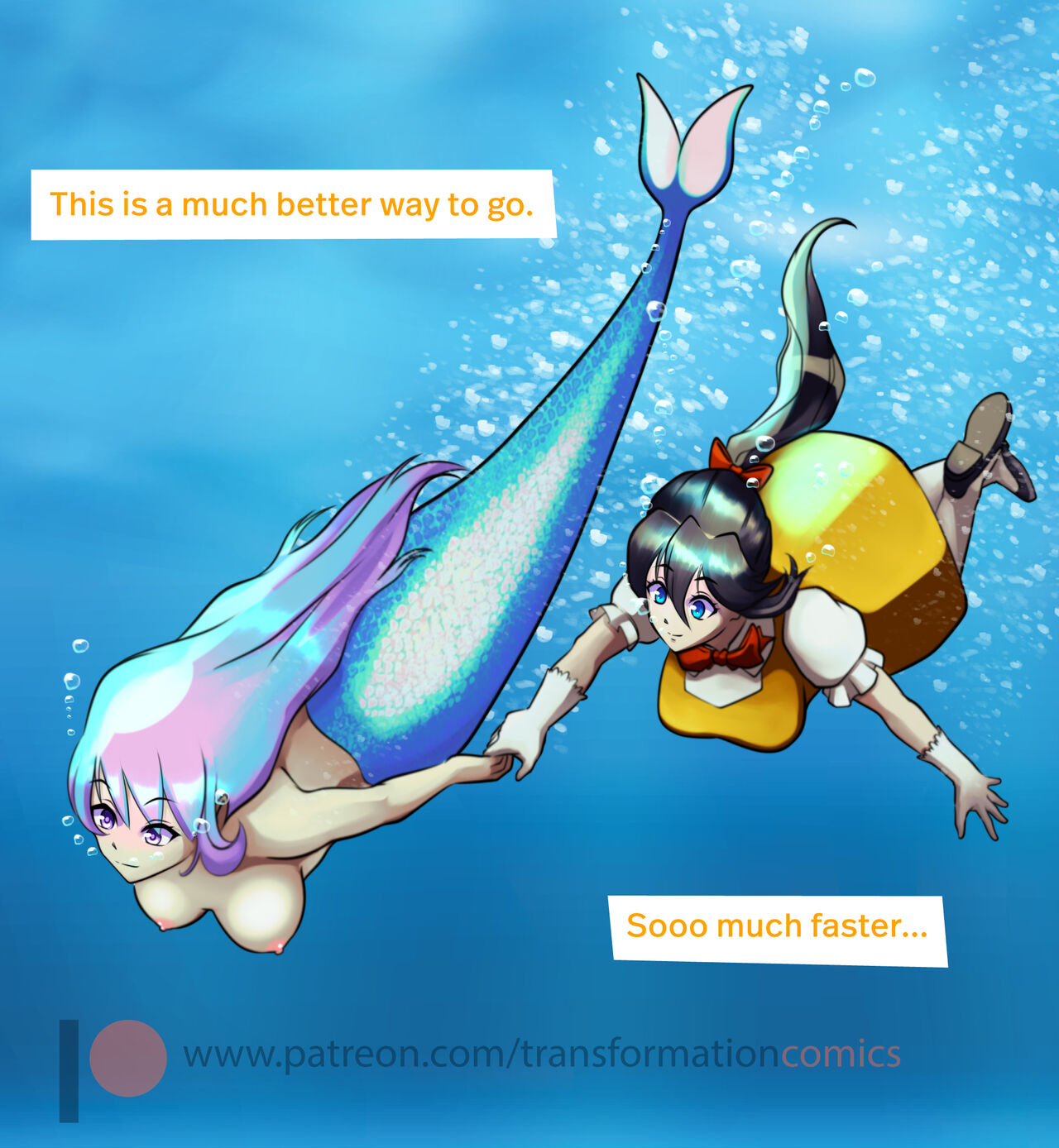 Mermaid transformation fanfiction