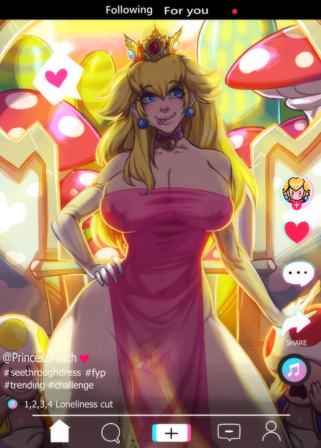 Peach Art Model Sex Porn - Princess Peach Porn - KingComiX.com