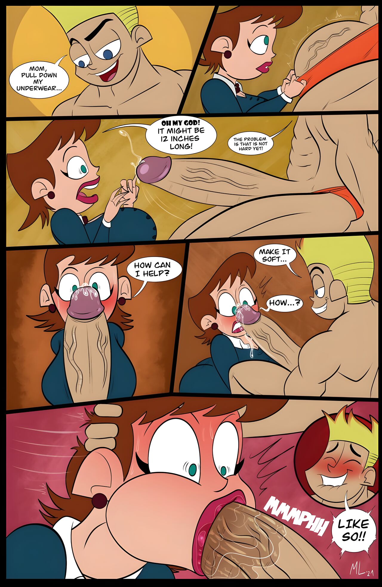 1280px x 1967px - Johnny Test and the Puberty Potion - Ameizing Lewds - KingComiX.com