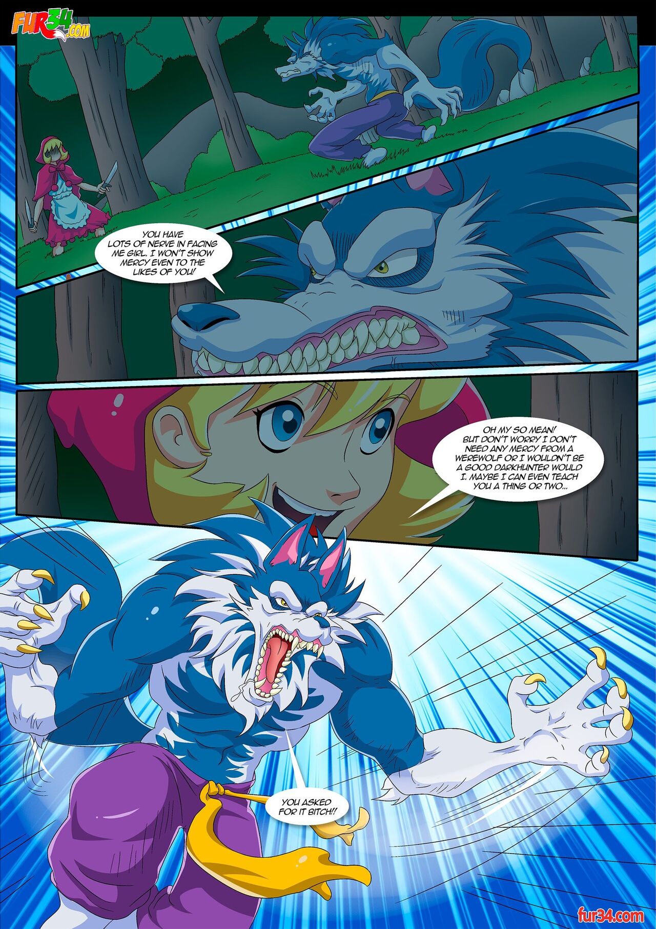 Darkstalkers Tale Of Little Red Riding Hood Palcomix 02