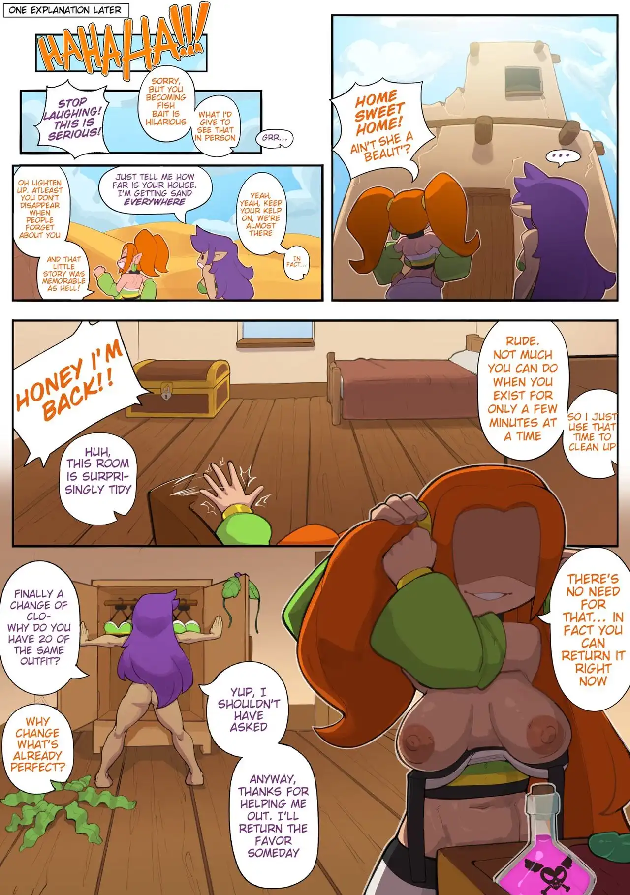 Shantae Trouble In Tassel Town Nudiedoodles 04
