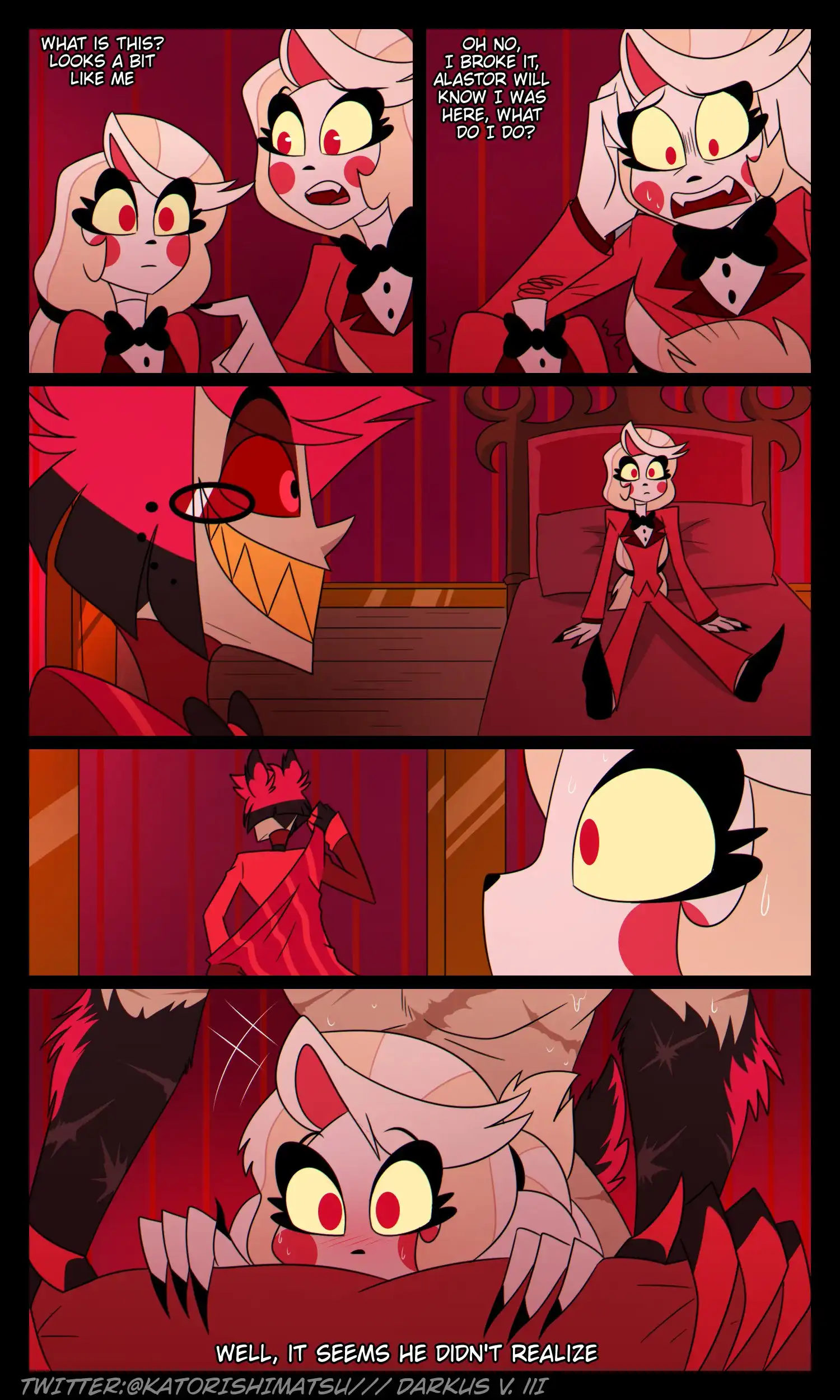 Charlie x alastor comic