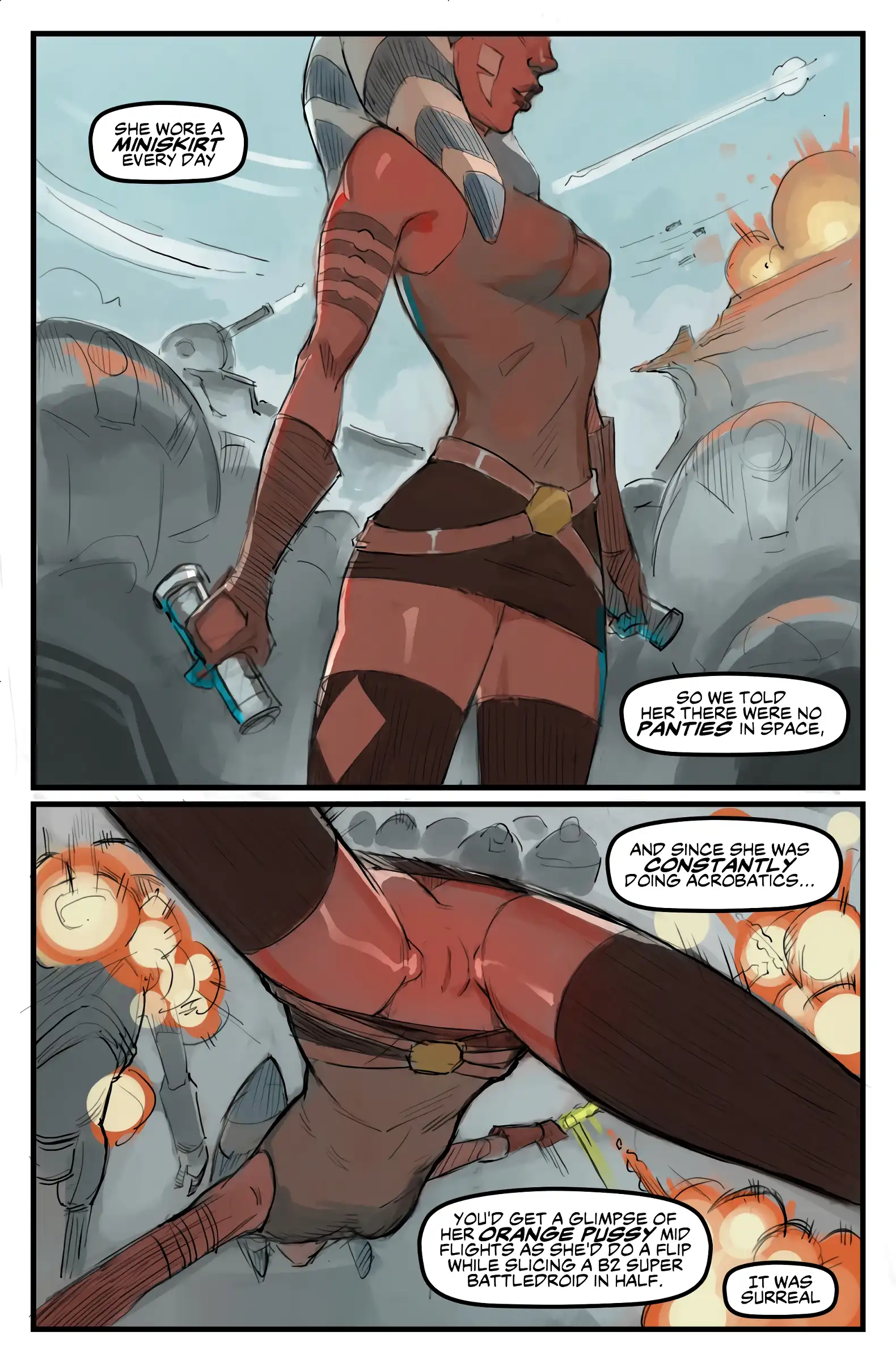 Obi Wan Tells Luke About Ahsoka Tano Disclaimer 04