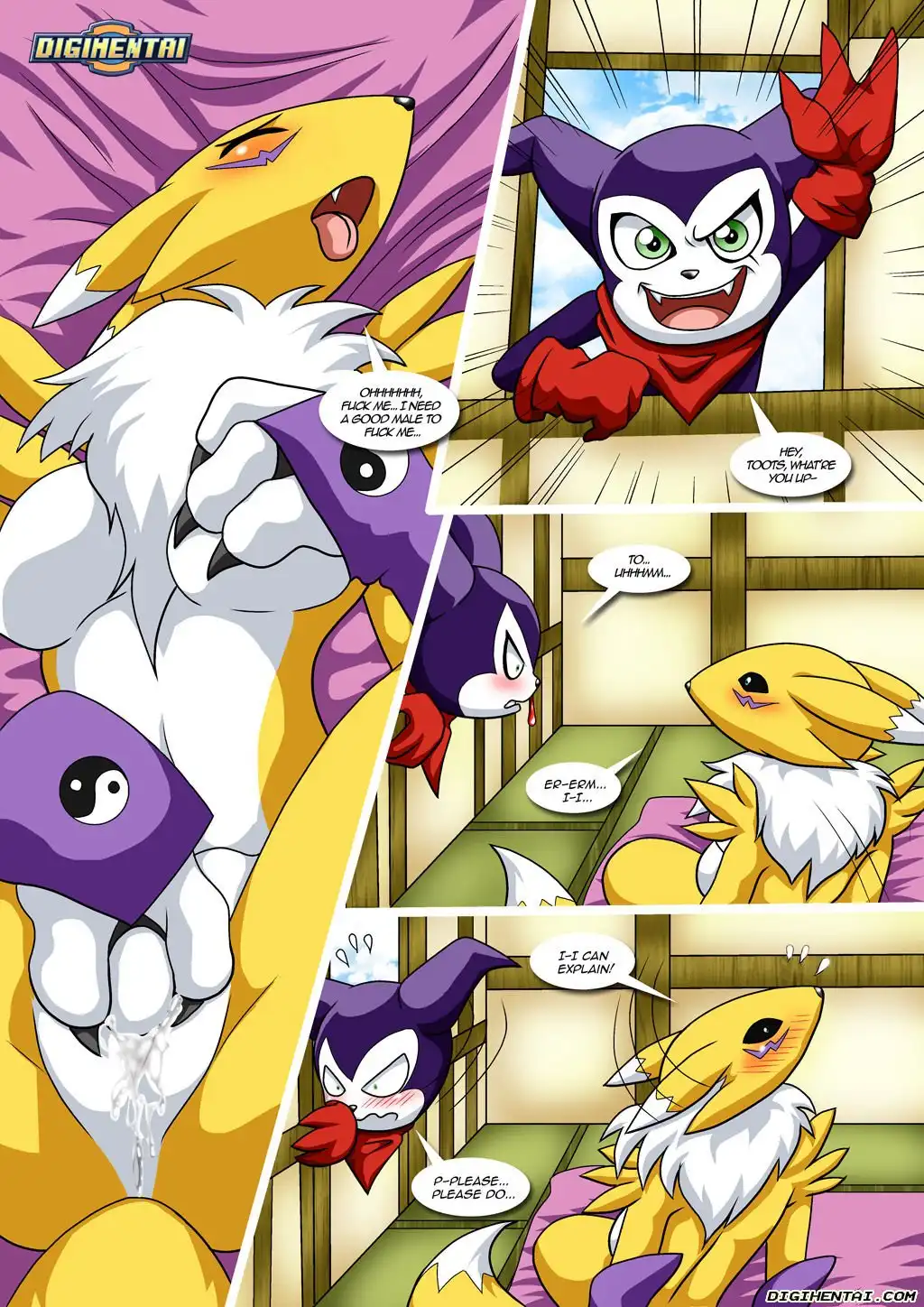 Renamon´s Firts Time Palcomix 03