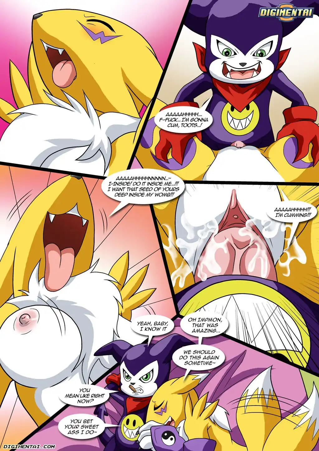 Renamon´s Firts Time Palcomix 18