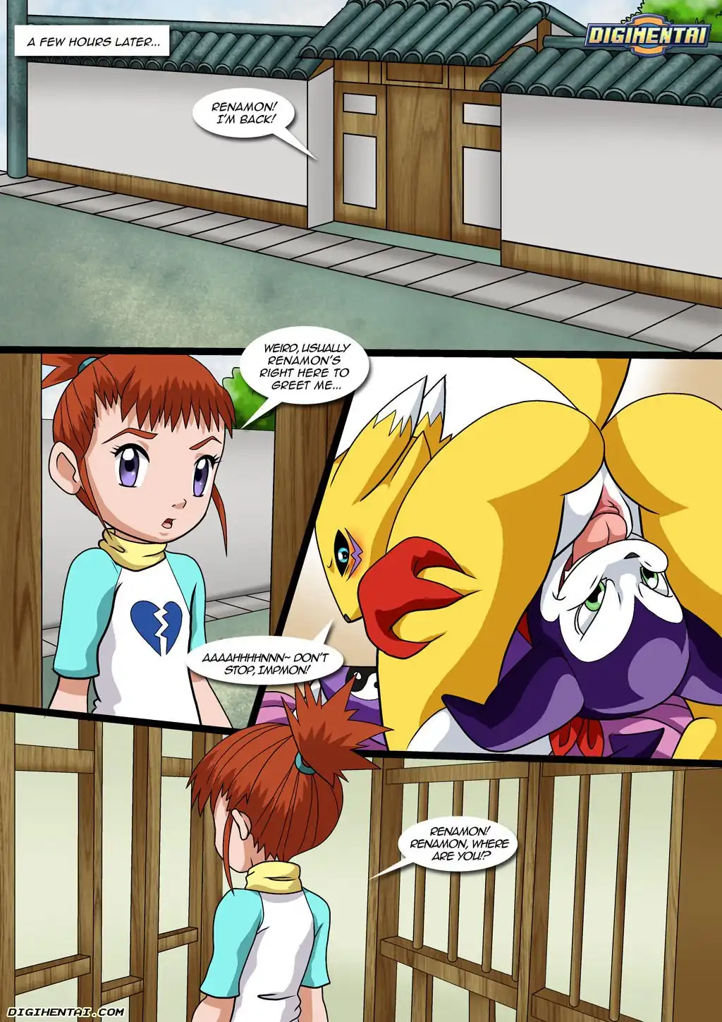 Renamon´s Firts Time Palcomix 19
