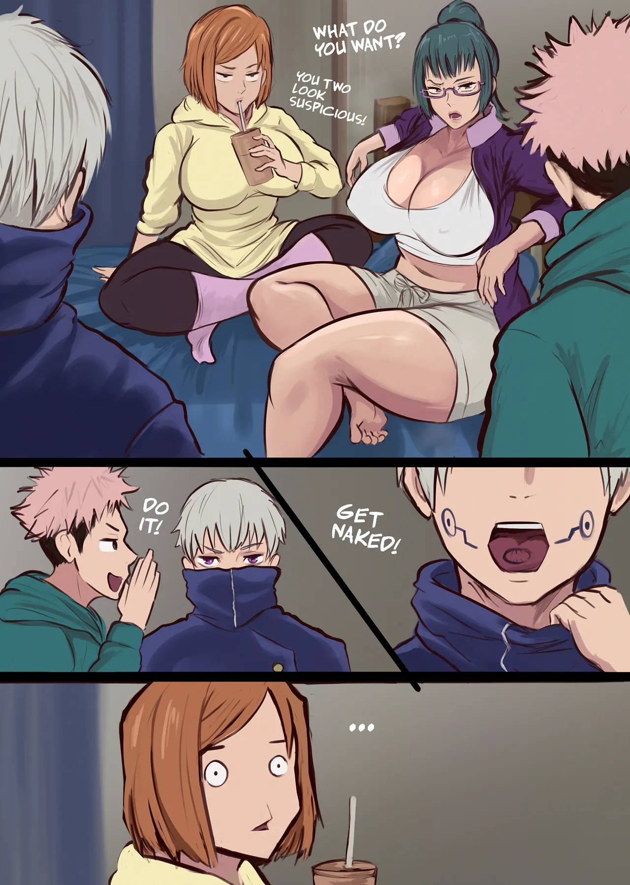 Jujutsu kaisen maki porn comic