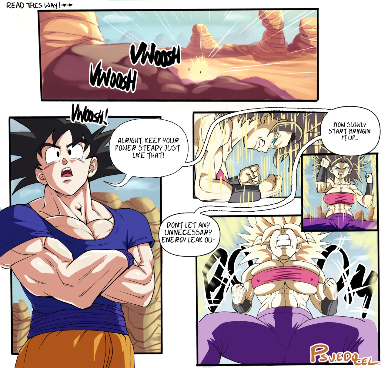 Caulifla's Ki Malfunction Pseudocel 2