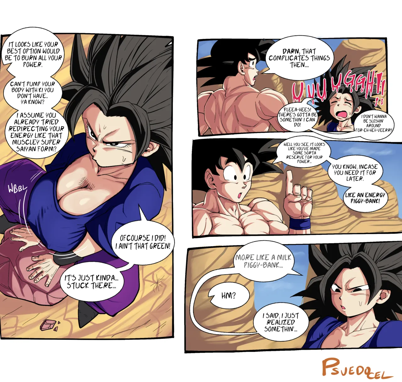 Caulifla's Ki Malfunction Pseudocel 6