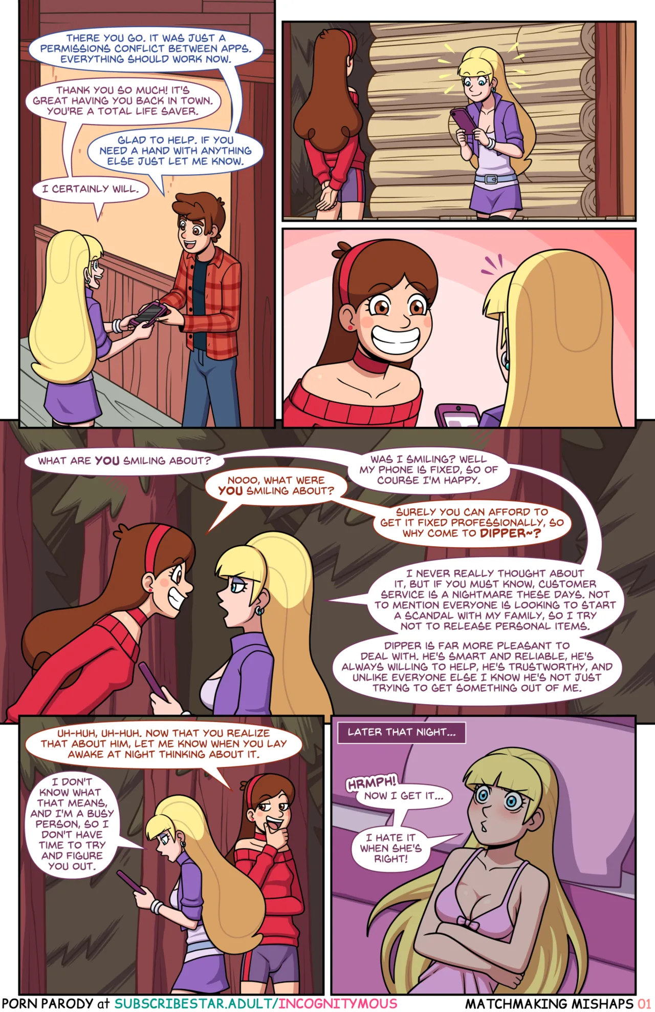 Gravity falls dipper and pacifica porn