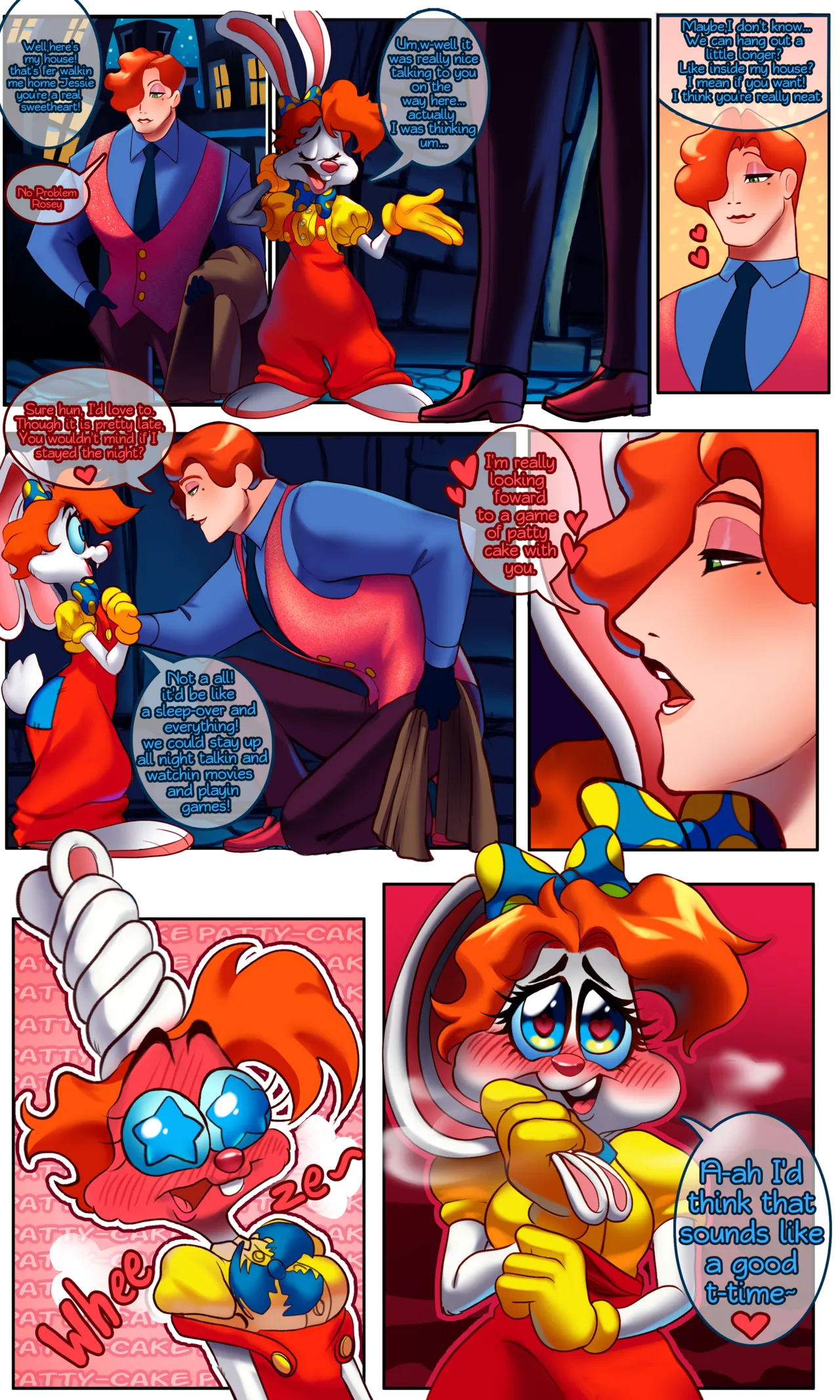 Rosie X Jessie Rabbit Aggravatedmomo 01
