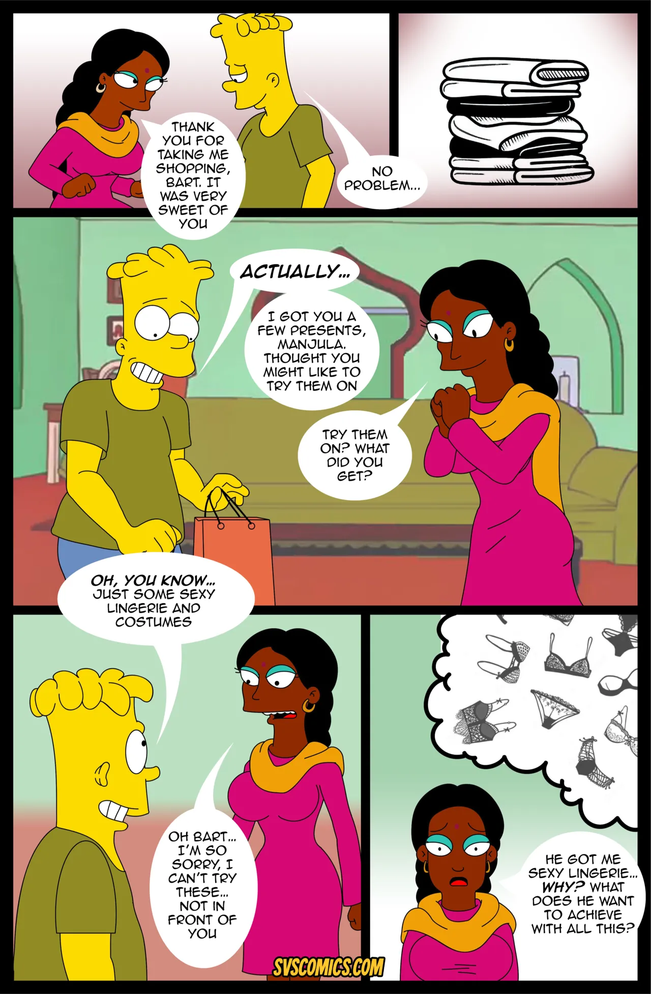 Manjula's Little Secret Svscomics 5