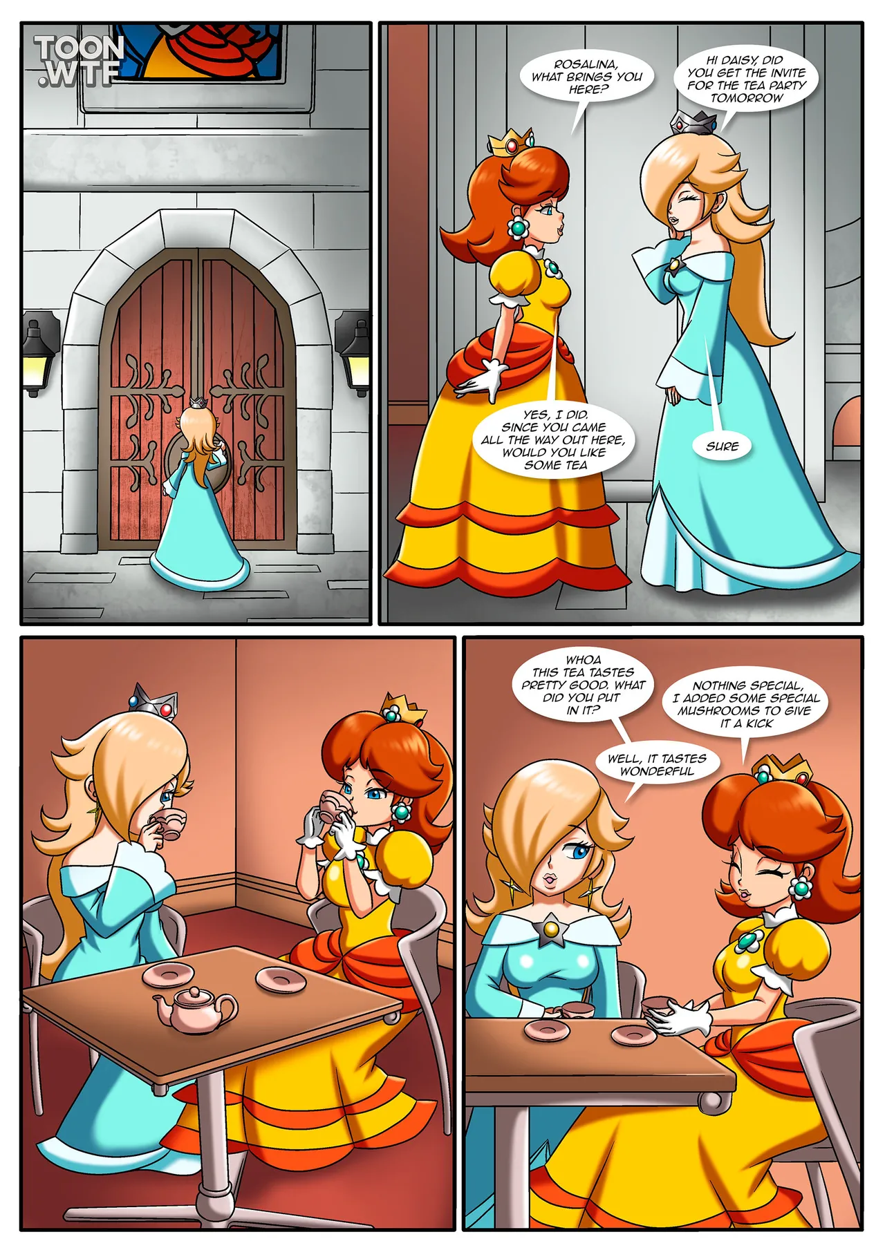 Peach's Tea Party Palcomix 02