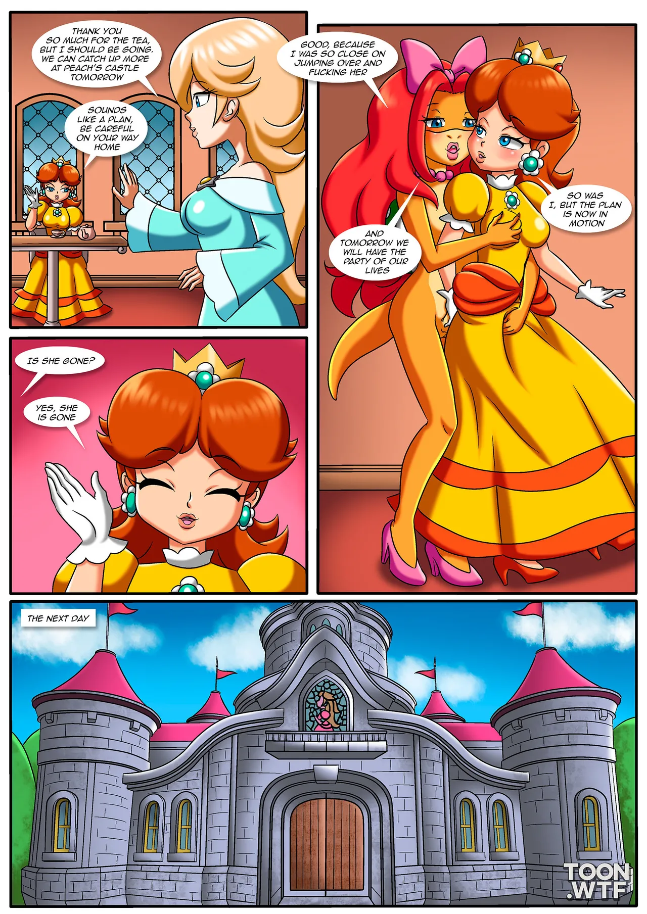 Peach's Tea Party Palcomix 03
