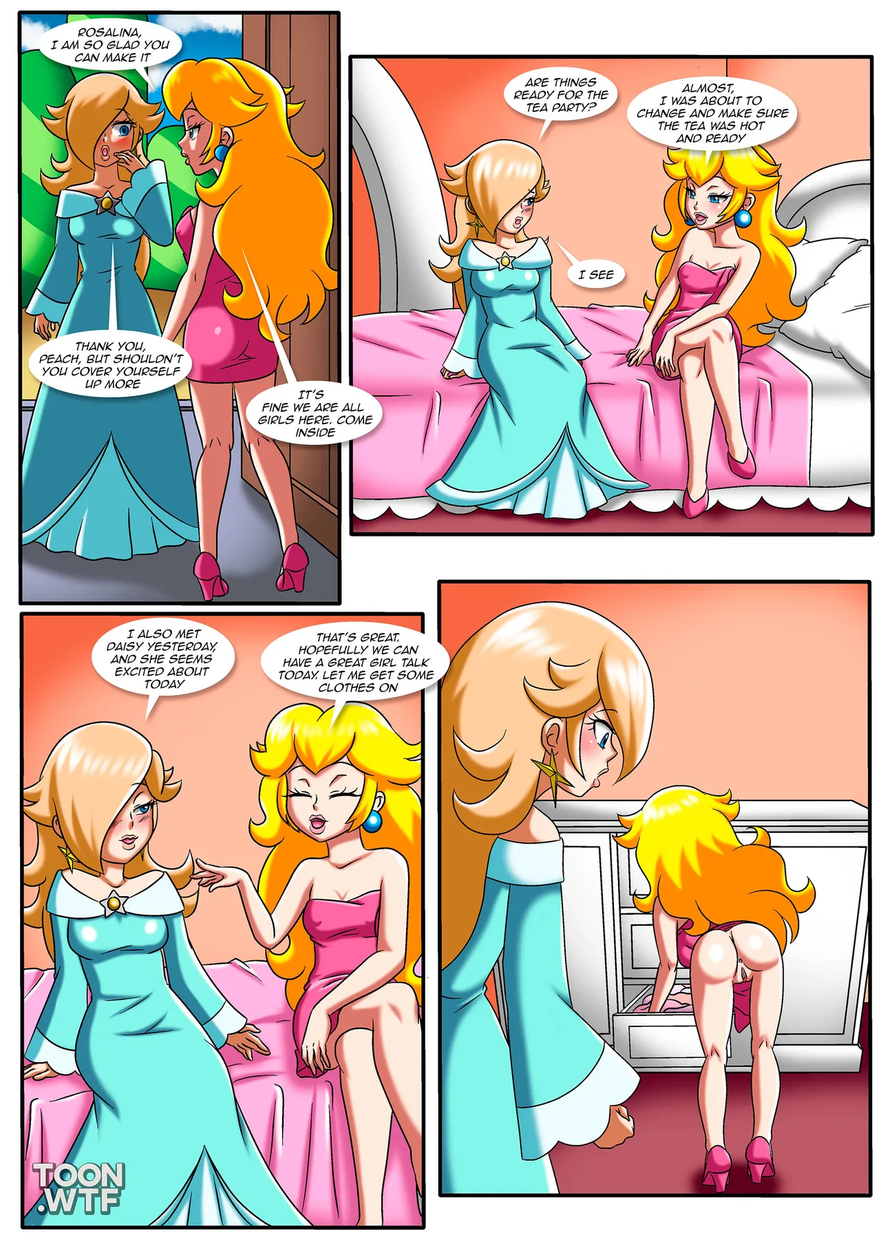 Peach's Tea Party Palcomix 05