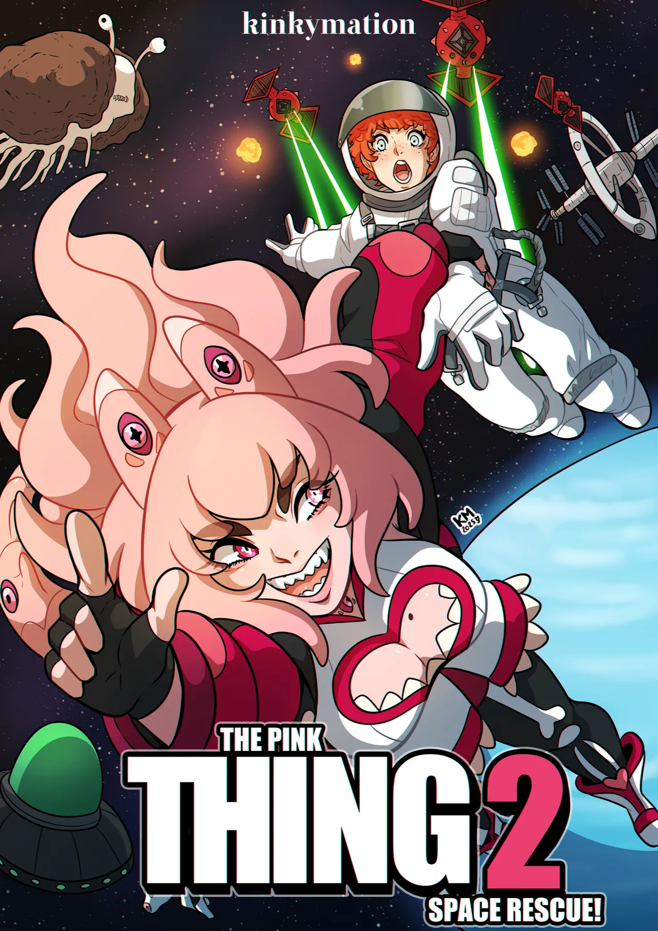 The Pink Thing 2 Space Rescue! Kinkymation 1