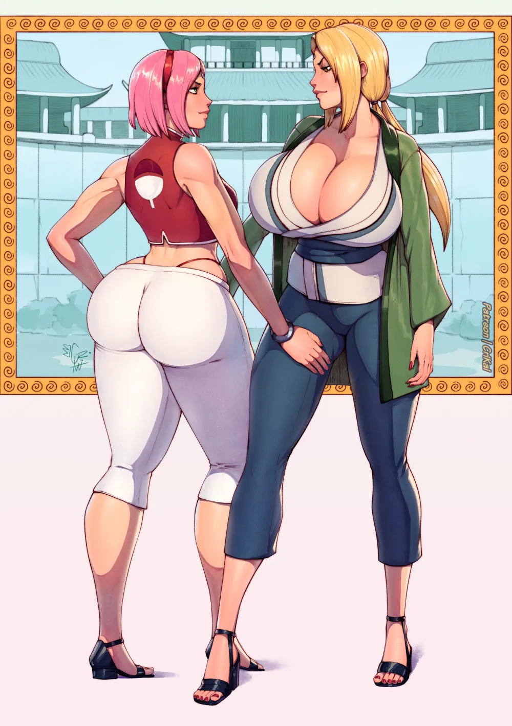 Futaruto 2.5 Tsunade's Sexual Sparring Crikai 2