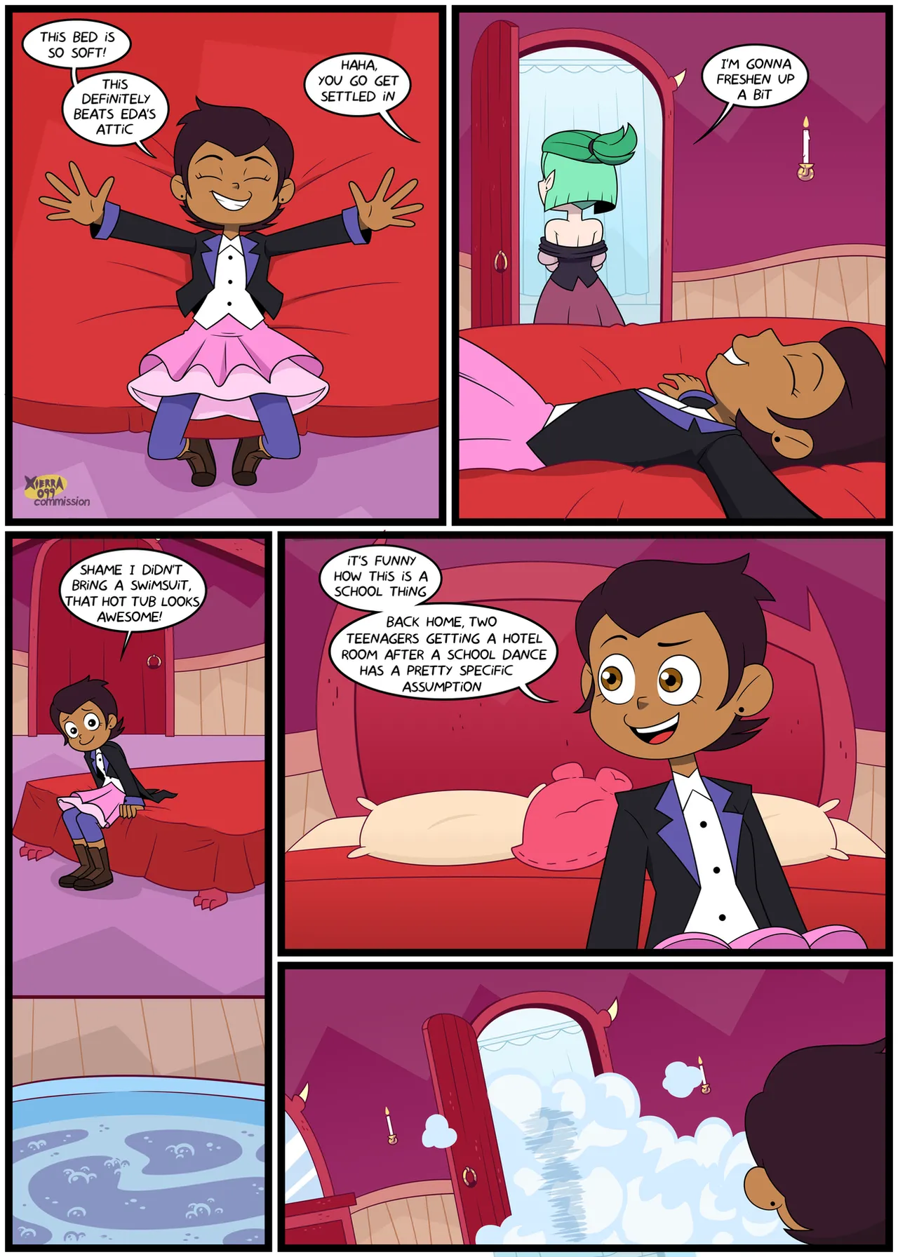 Enchanting From Fright Alternate Ending Xierra099 3