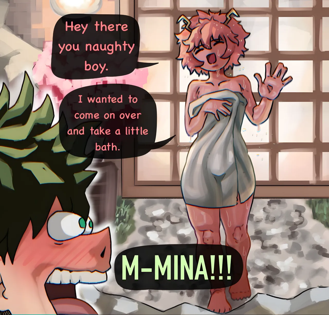 Mina’s Bath Time Burntart 1