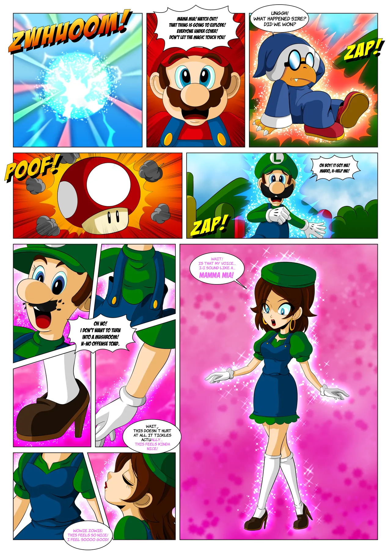 Super Mario Magic Wand Mishap Kabuto Gouki 05
