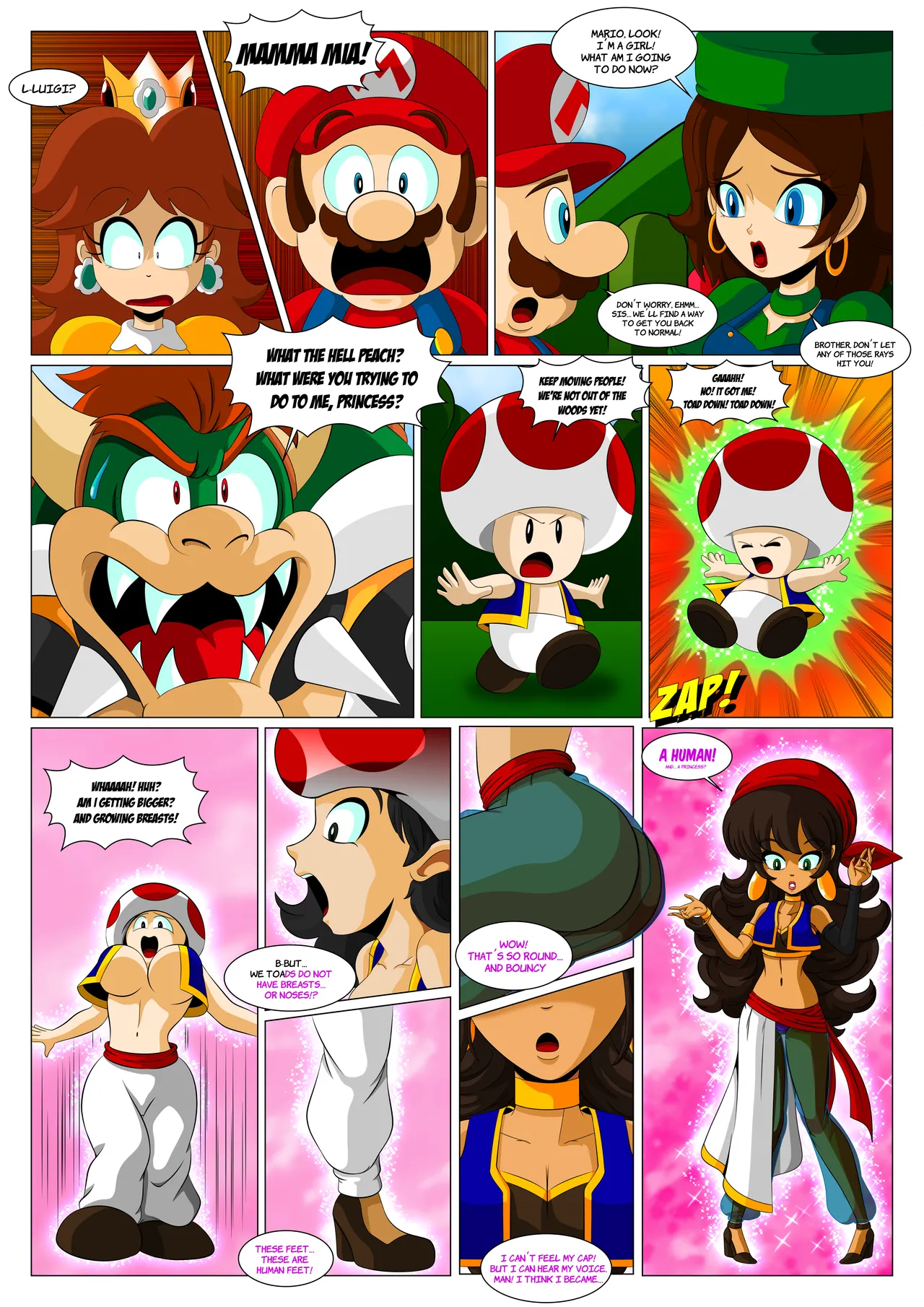 Super Mario Magic Wand Mishap Kabuto Gouki 06