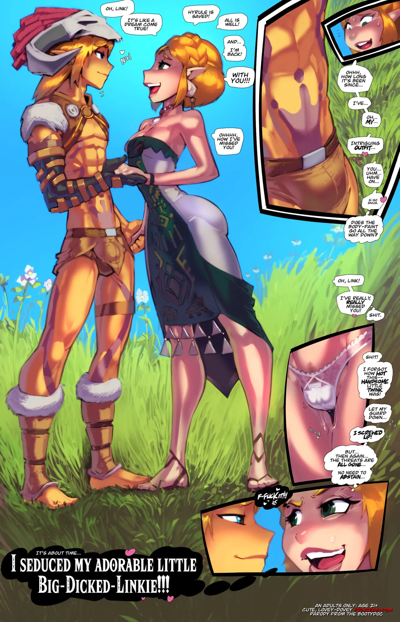 Link X Zelda In Luvy Duvy Princess Dom Fred Perry 1